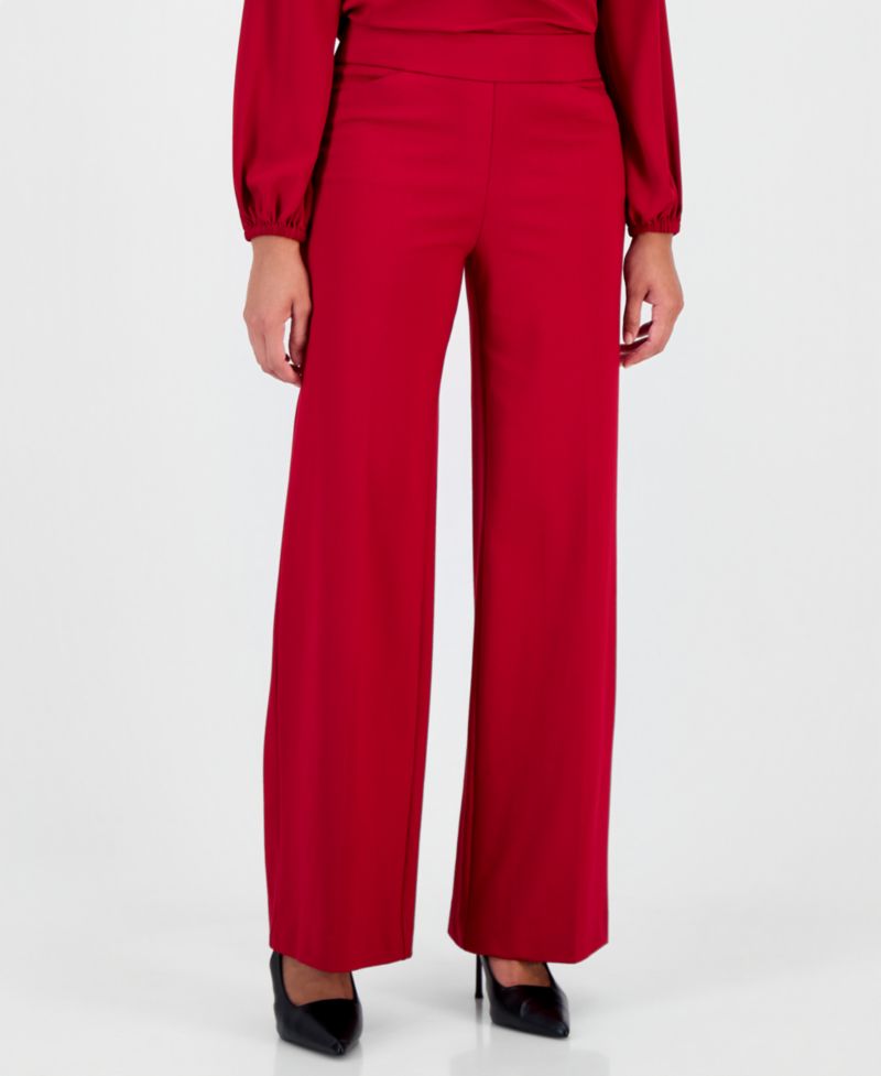 Women's Pull-On Wide-Leg Compression Pants