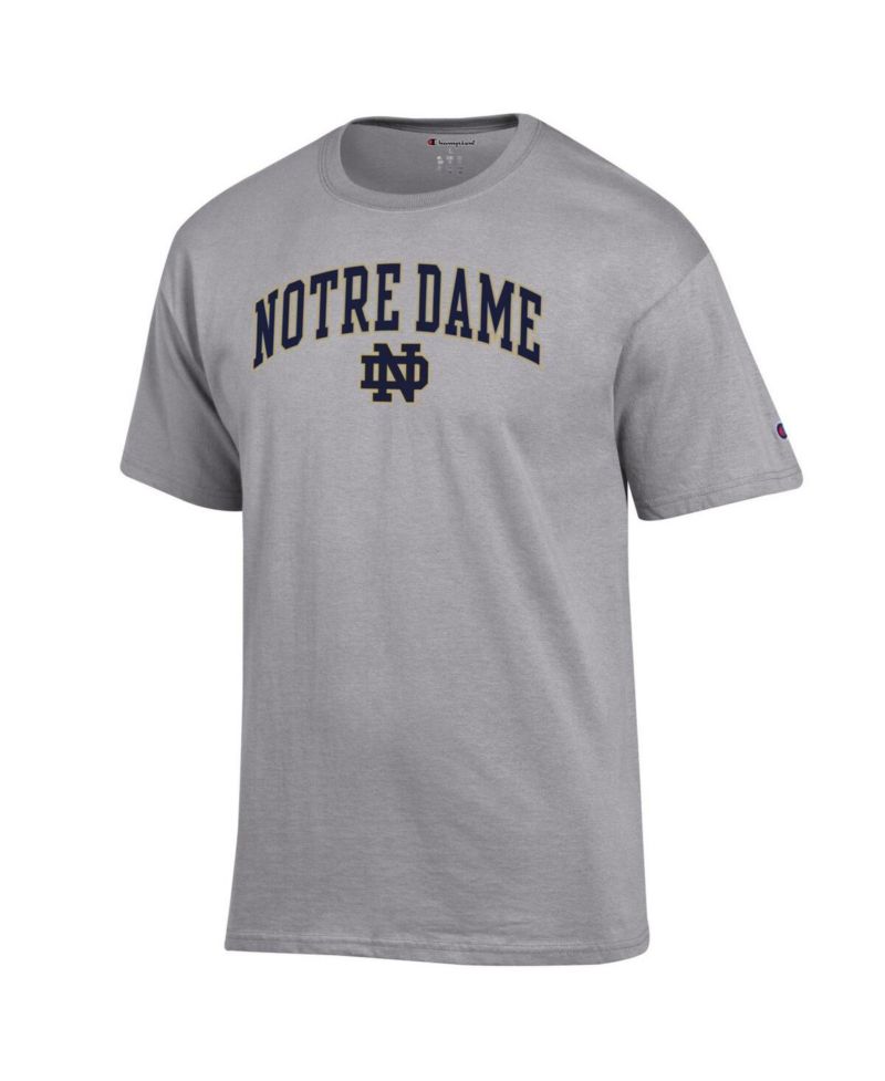 Men's Navy Notre Dame Fighting Irish Arch Over Logo T-Shirt