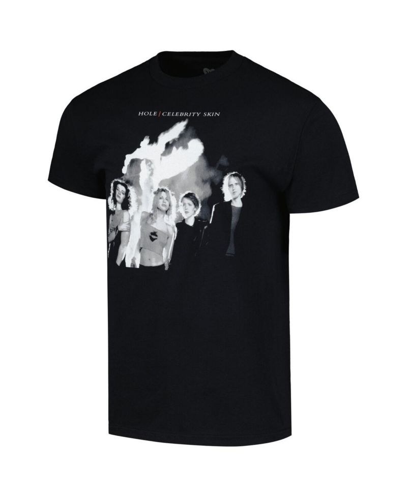 Men's Black Hole Celebrity Skin Graphic T-shirt