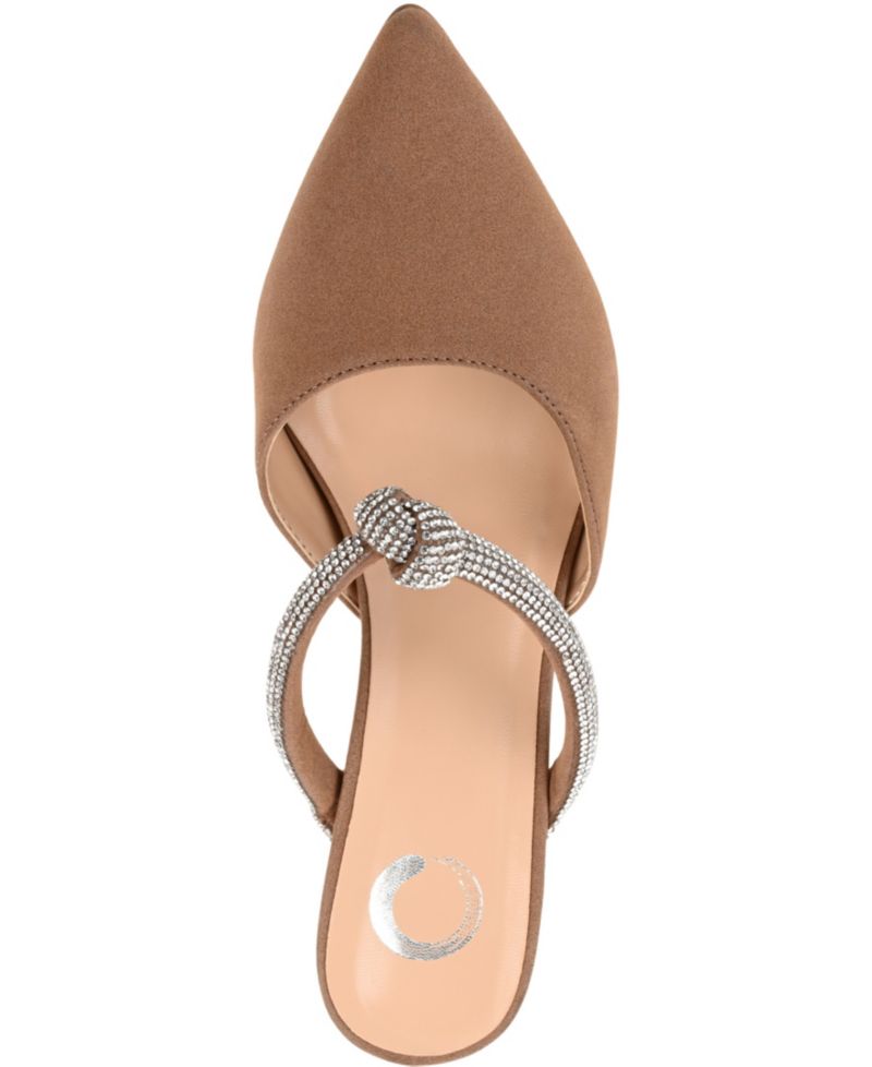 Women's Lunna Rhinestone Knot Slip-On Dress Pumps