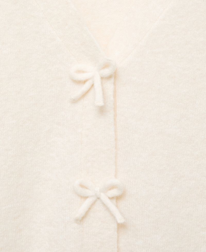 Women's V-Neck Wool-Blend Cardigan