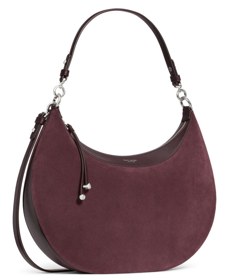 Liv Large Suede Hobo Bag