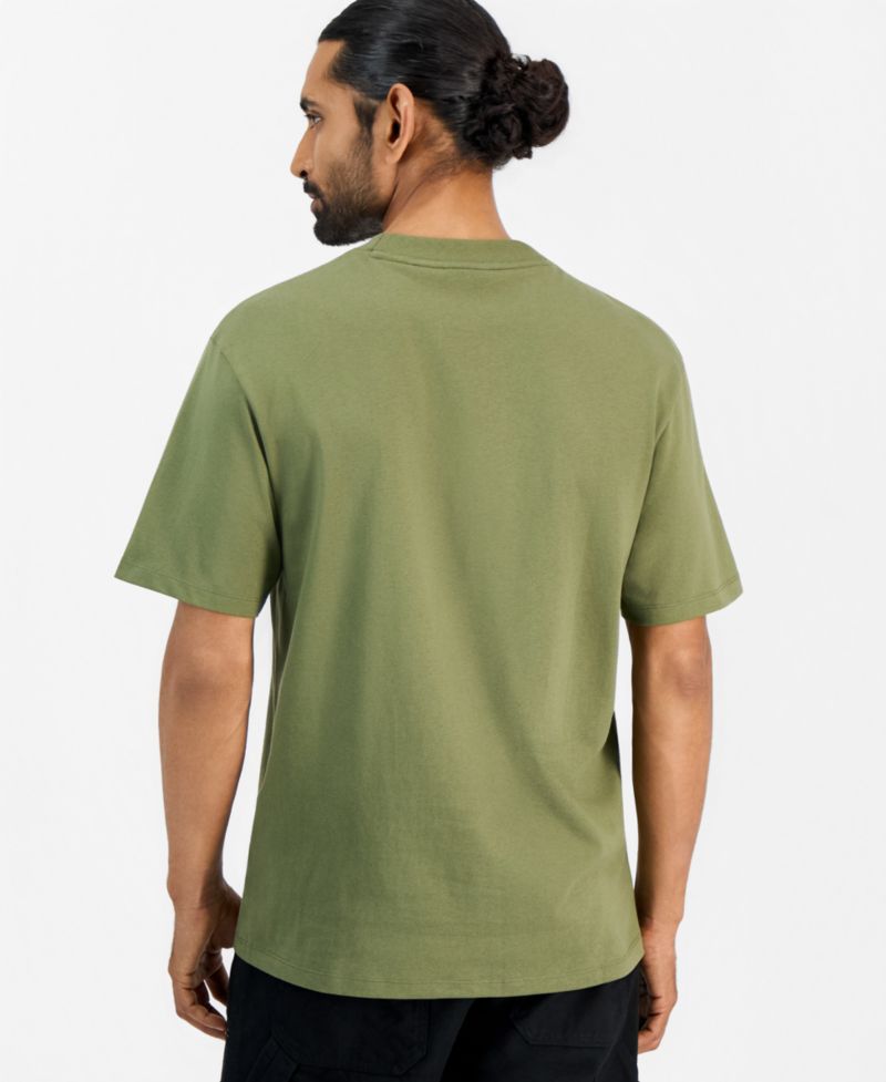 HUGO by Men's Dapolino Heavy Single Jersey Logo T-Shirt