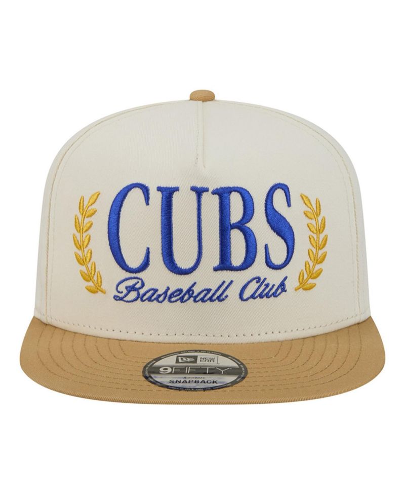 Men's Cream Chicago Cubs Club 9FIFTY A-Frame Snapback Hat