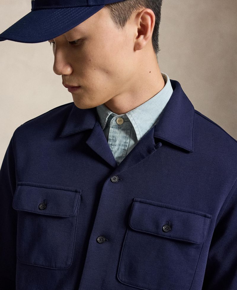 Men's Double-Knit Camp Shirt
