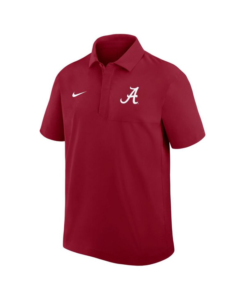 Men's Crimson Alabama Crimson Tide 2025 Coaches Sideline Polo Shirt