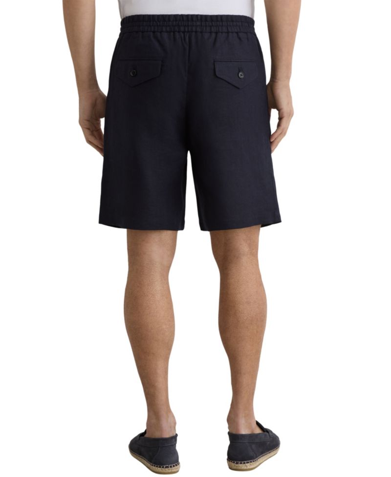Men's Barges Shorts Linen Drawstring Shorts