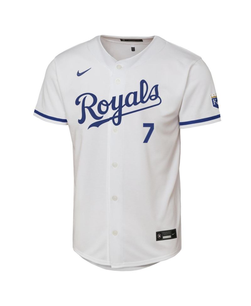 Big Boys and Girls Bobby Witt Jr. White Kansas City Royals Home Stadium Jersey