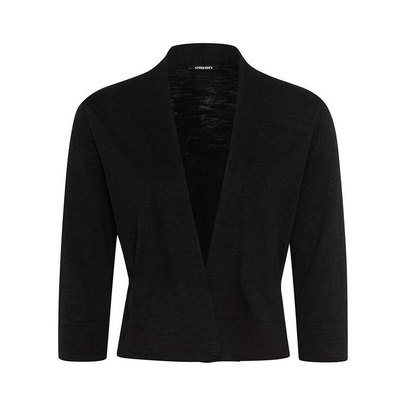 Women's Cropped Cardigan with Waist Tie