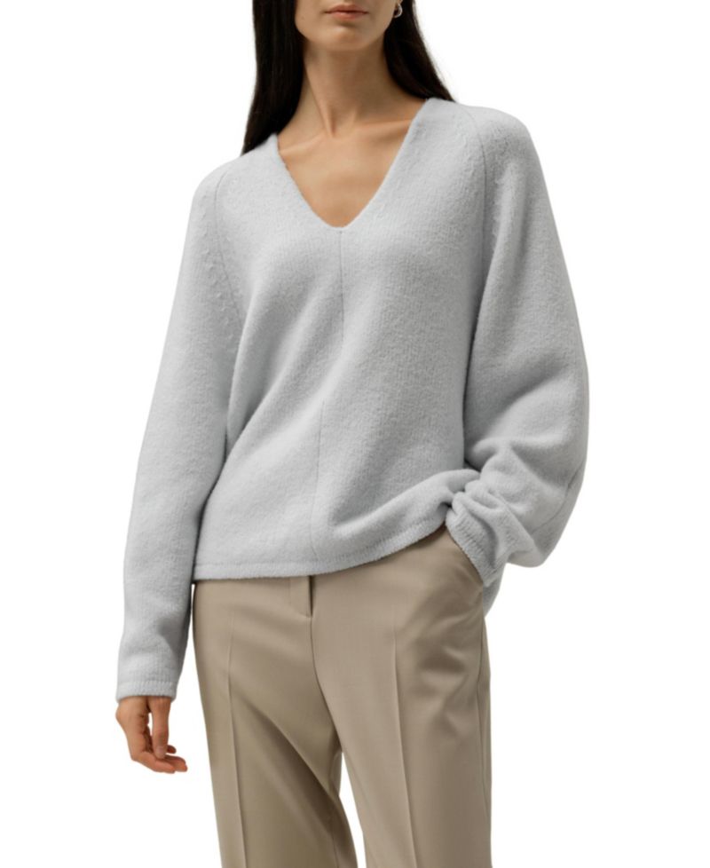 Women's Boucle Knit Silk-Cashmere Sweater