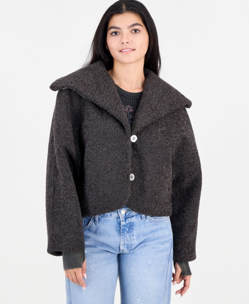 Women's Softest Touch Cropped Faux-Fur Jacket