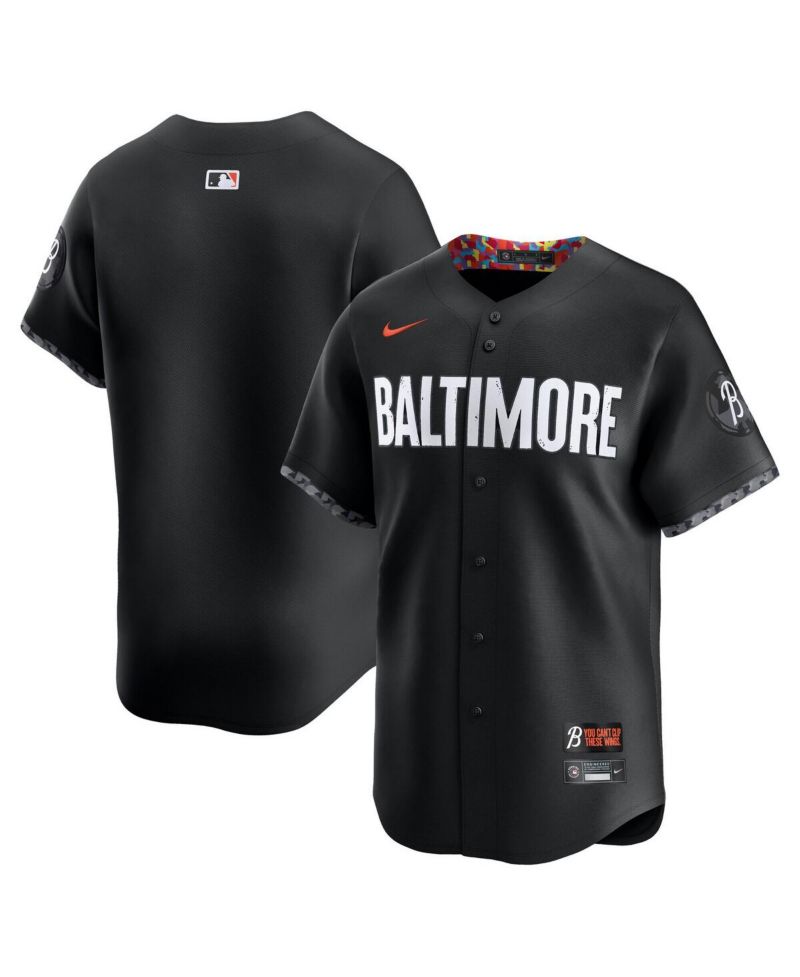 Men's Black Baltimore Orioles City Connect Limited Jersey