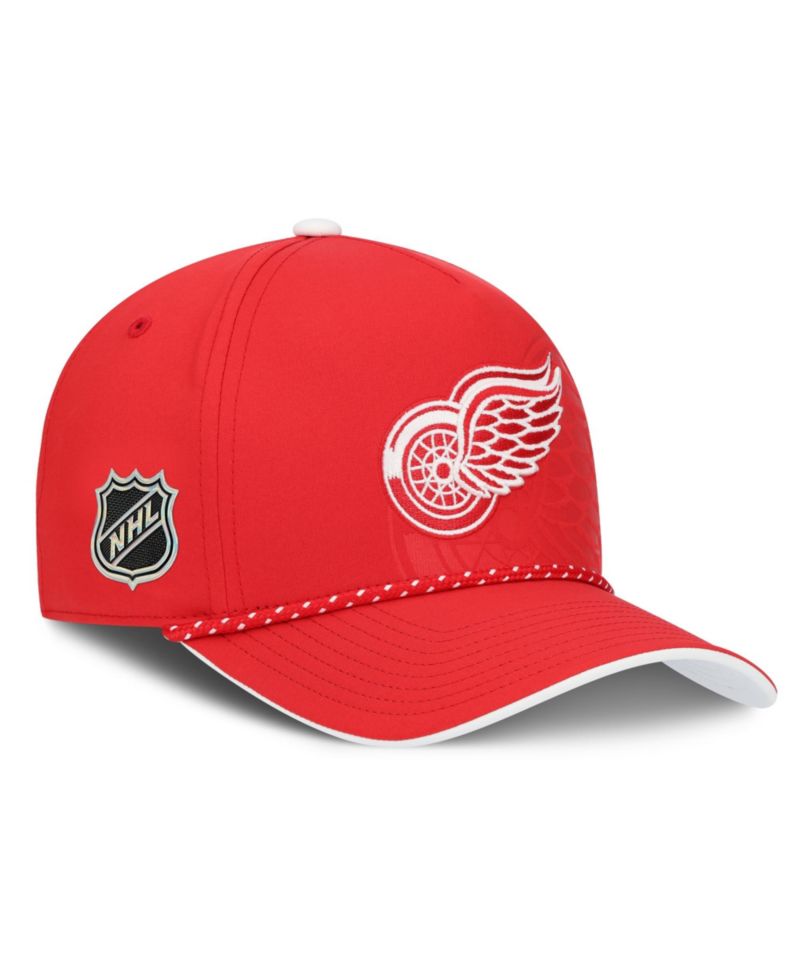Men's Red Detroit Red Wings On Stage Podium A-Frame Adjustable Hat