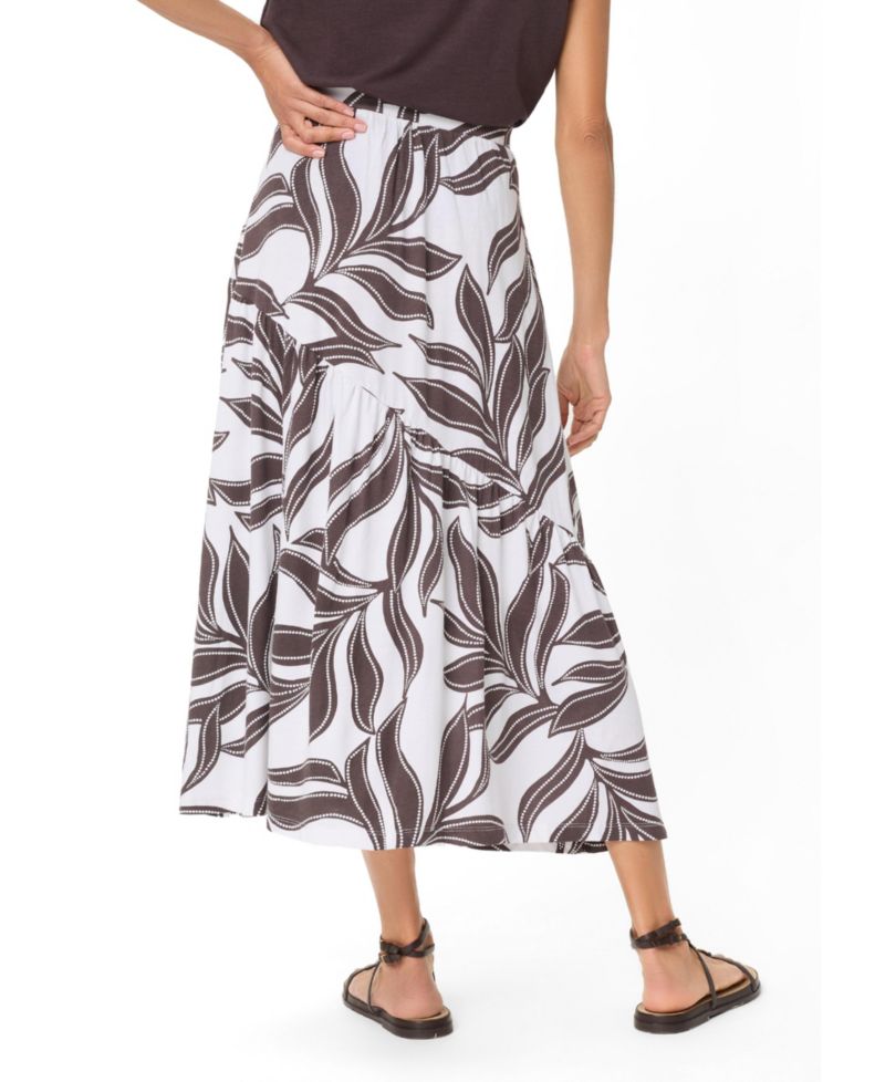 Women's Dotted Leaf Skirt