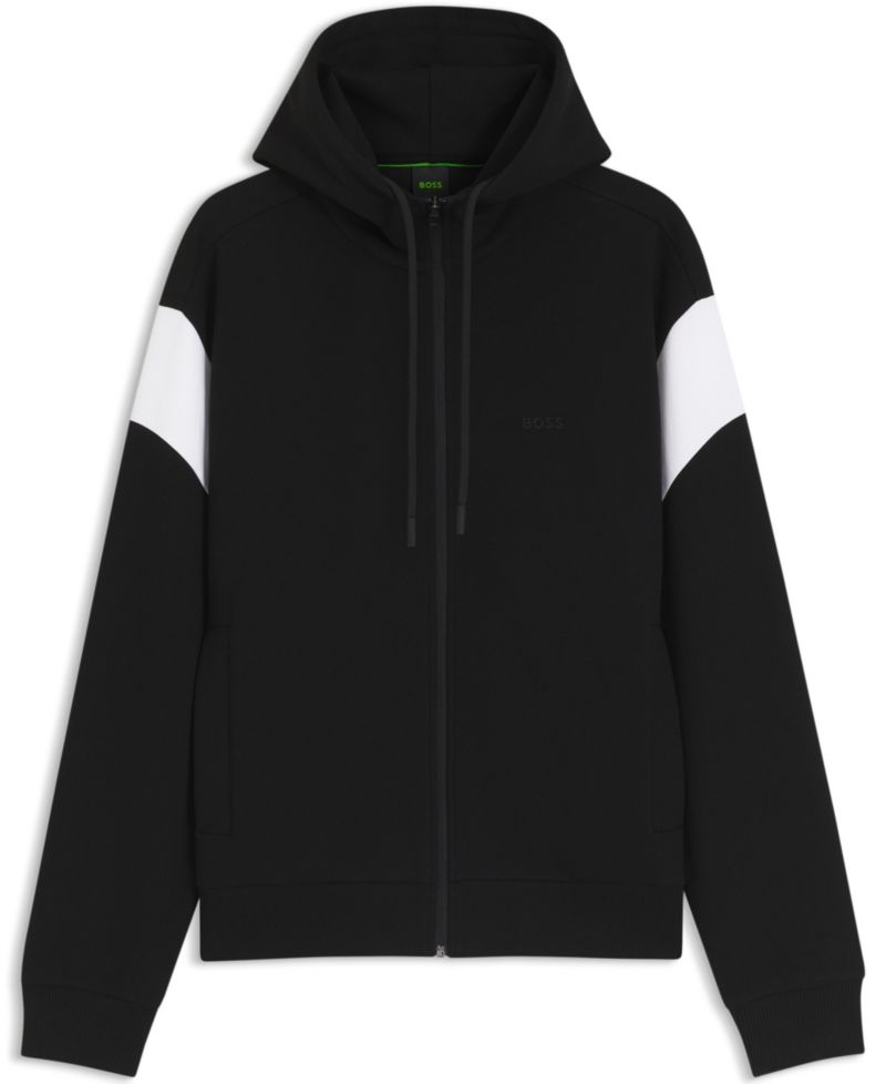Men's Spacer Piqu&eacute; Regular-Fit Zip-Up Sweatshirt