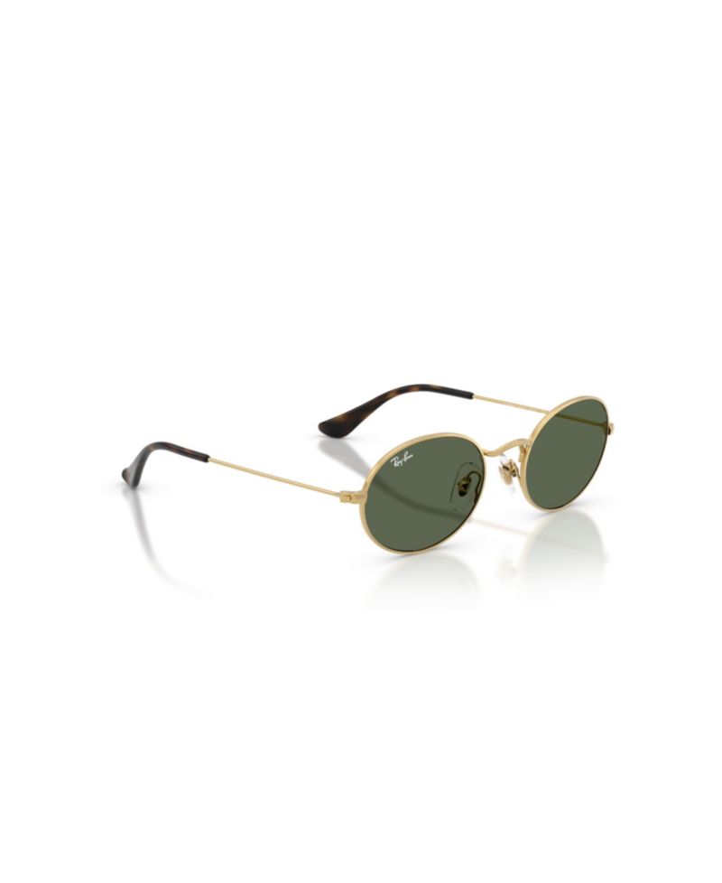 Kids' RB9645S Oval Metal Sunglasses with Adjustable Nose Pads