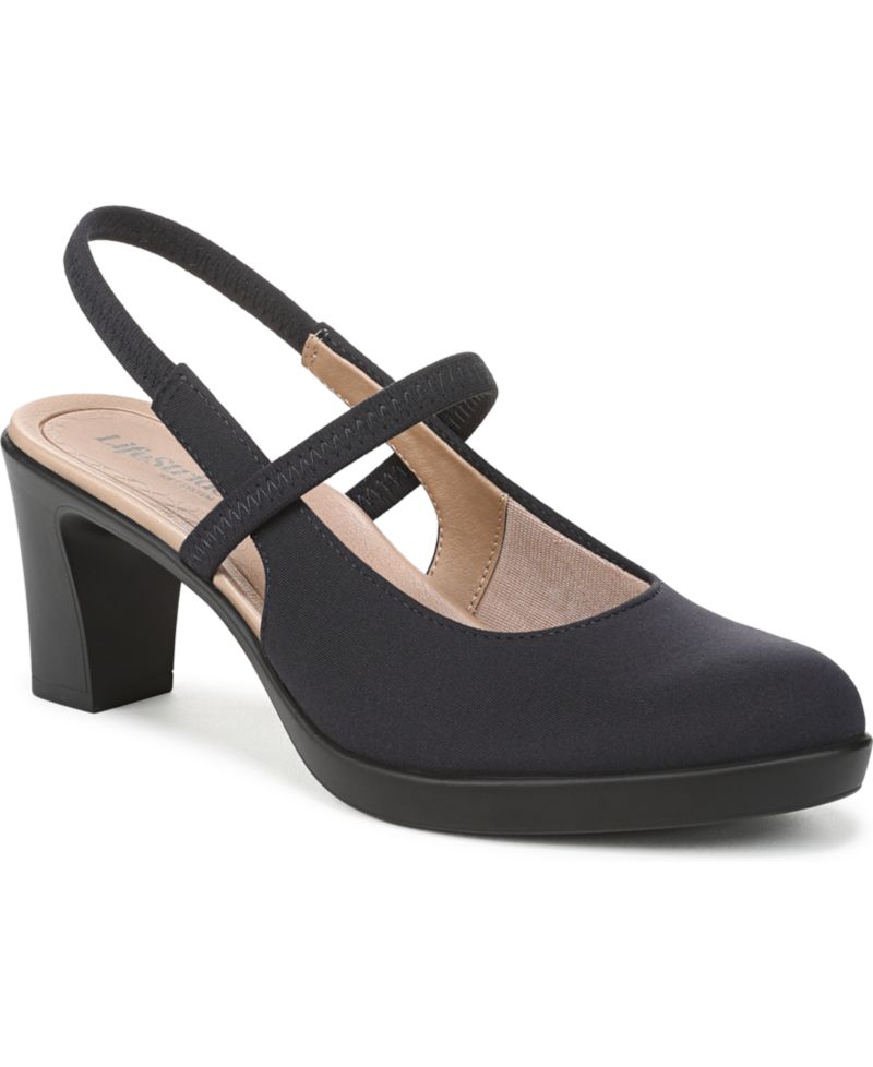 Women's Evoke Block Heel Slingback Pumps