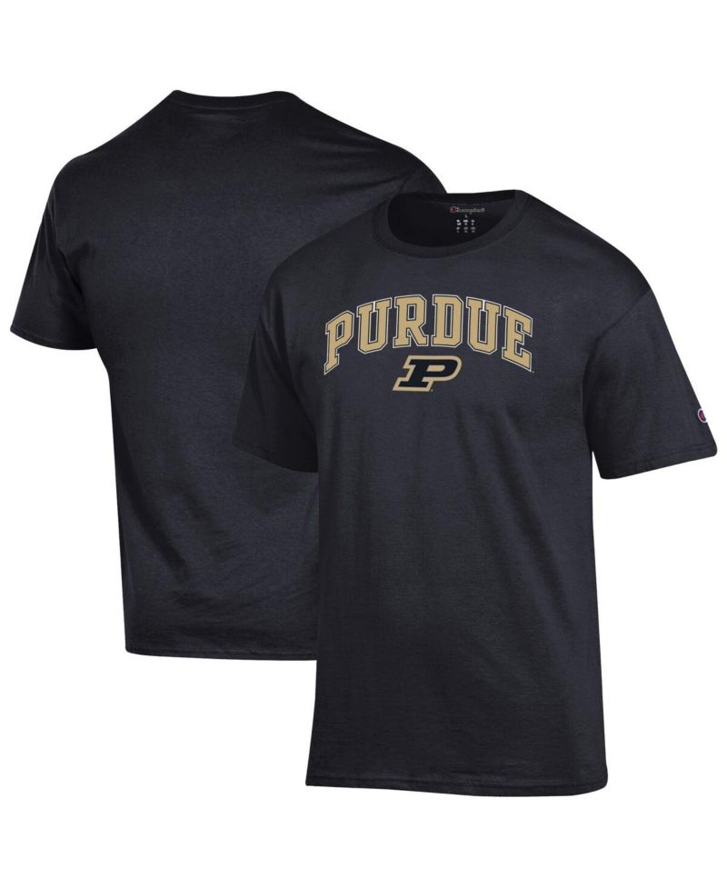 Men's Gold Purdue Boilermakers Arch Over Logo T-Shirt