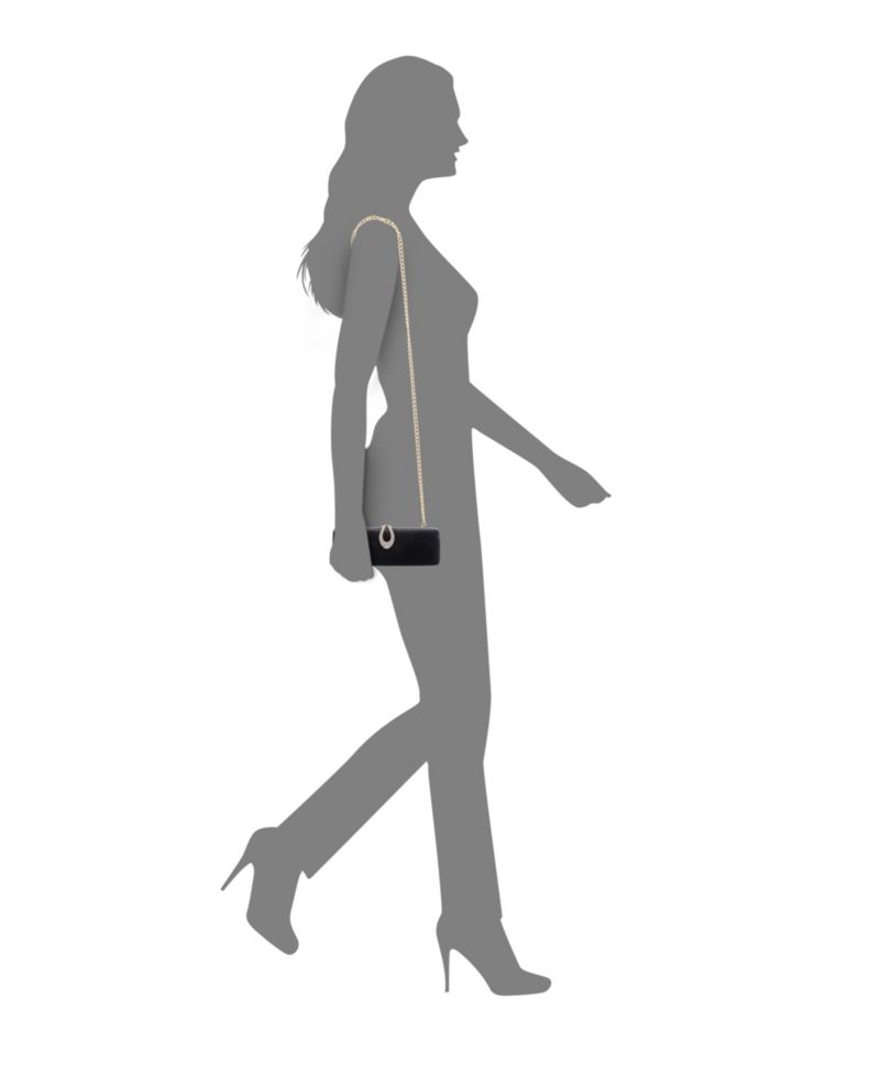 Rumi Slim Minaudiere Small Clutch Handbag
