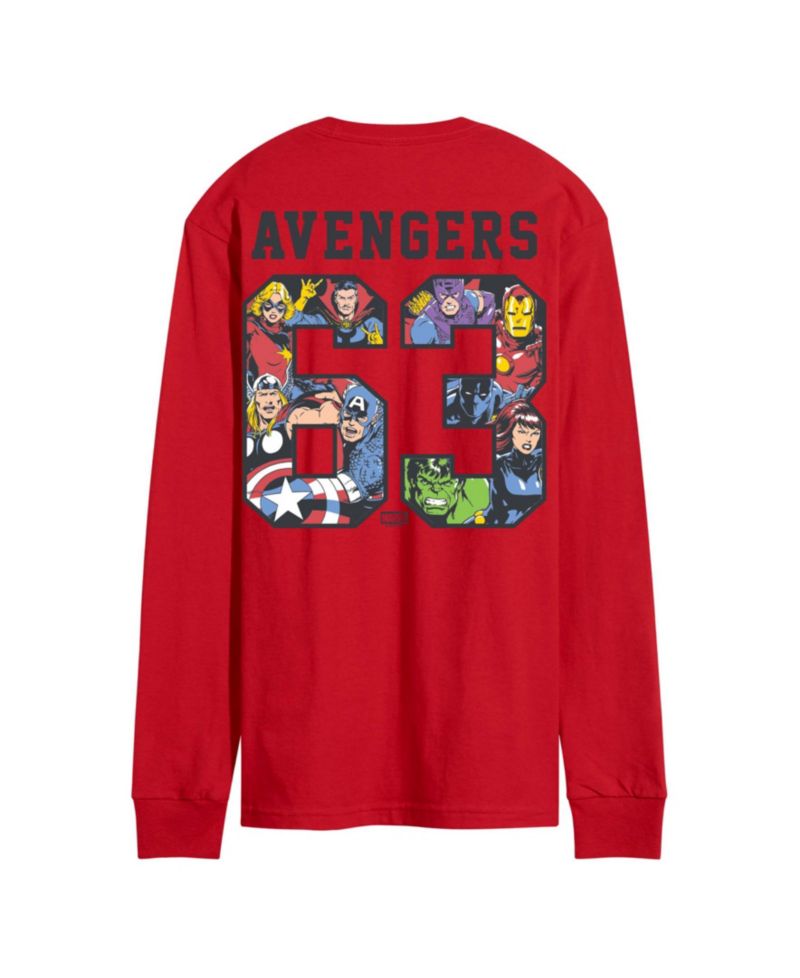 Men's Avengers Sporty Long-Sleeve Graphic T-Shirt