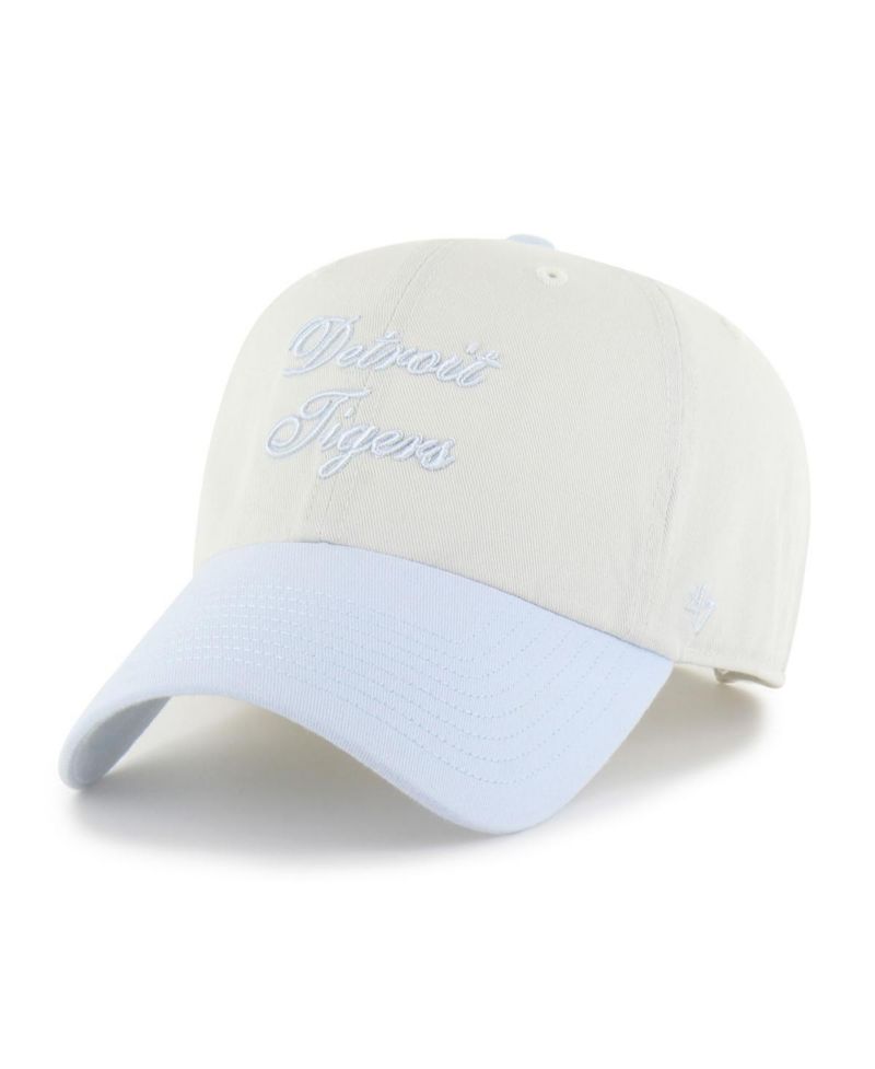 Women's White/Light Blue Detroit Tigers Gelato Two-Tone Clean Up Adjustable Hat