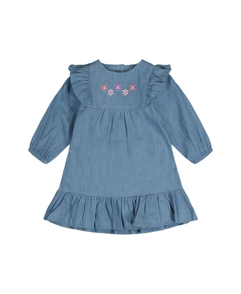 Baby Girl (3M-24M) Chambray Dress