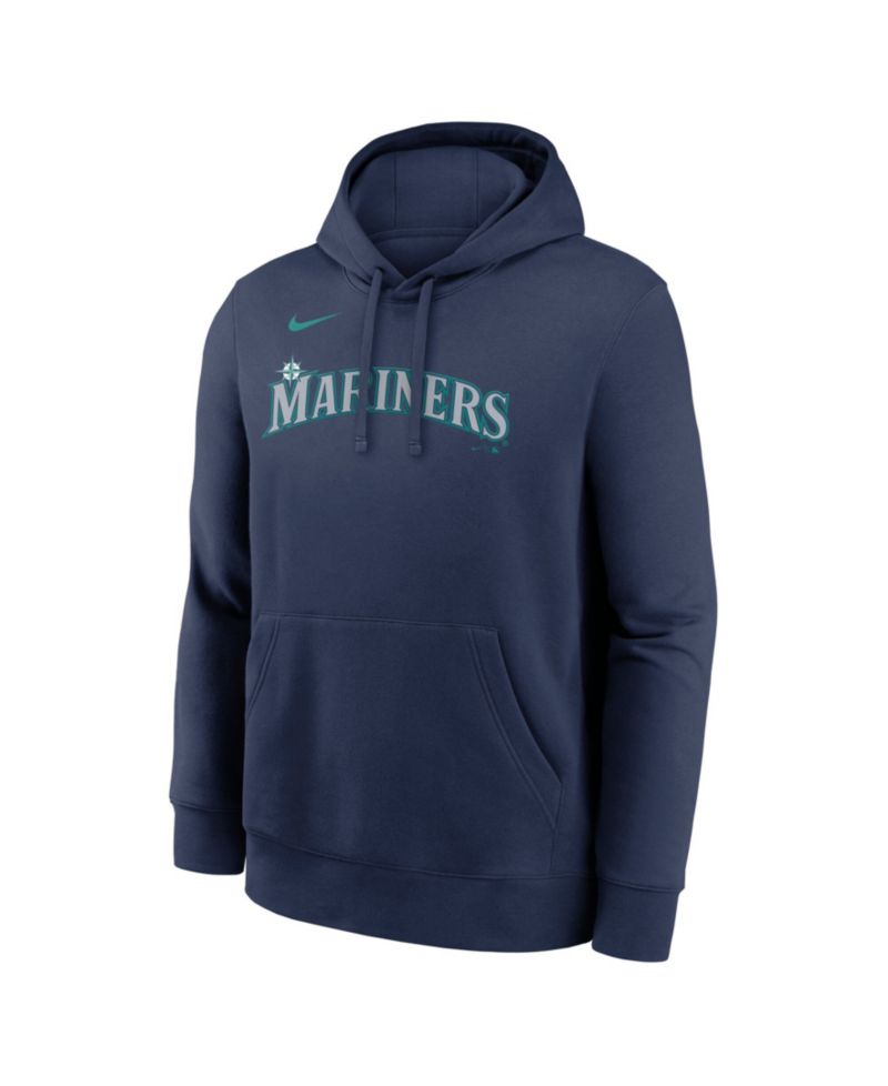 Men's Navy Seattle Mariners Dri-Fit Club Hoodie