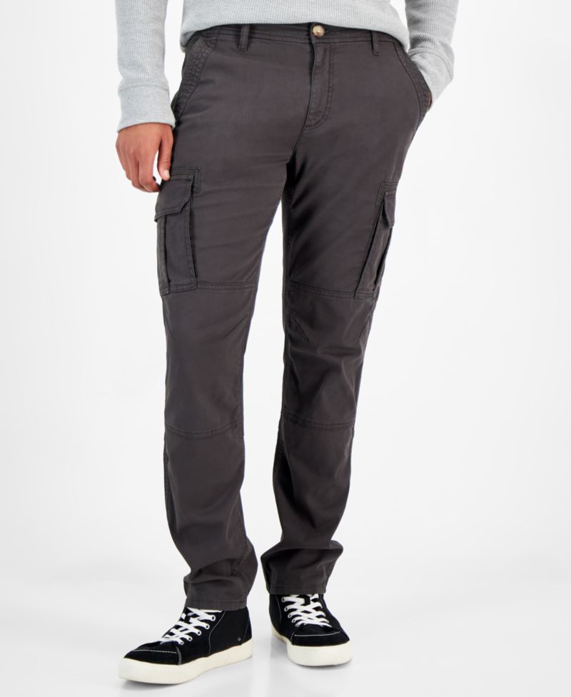 Men's Garment-Dyed Tapered Cargo Pants