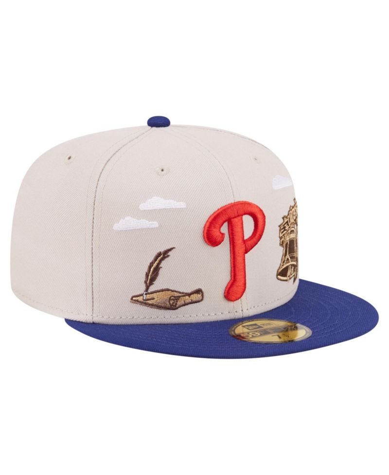 Men's Khaki Philadelphia Phillies City Icon 59FIFTY Fitted Hat
