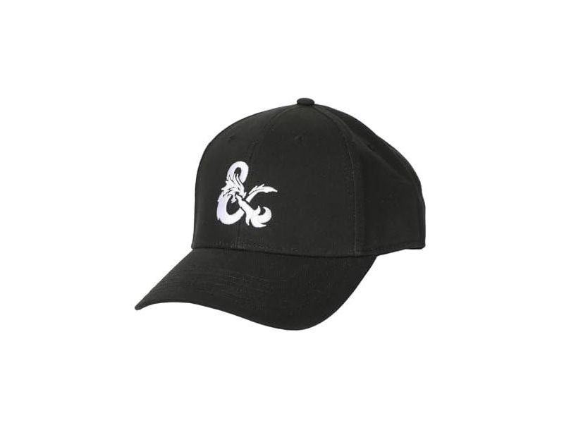 Men's Dungeons and Dragons Embroidered Logo Black Traditional Adjustable Hat