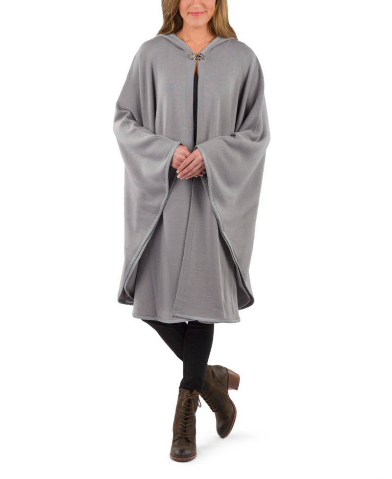 Women's Hooded Cape with Clasp