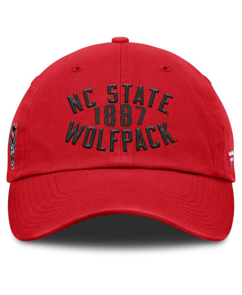 Men's Red NC State Wolfpack Archer Adjustable Hat