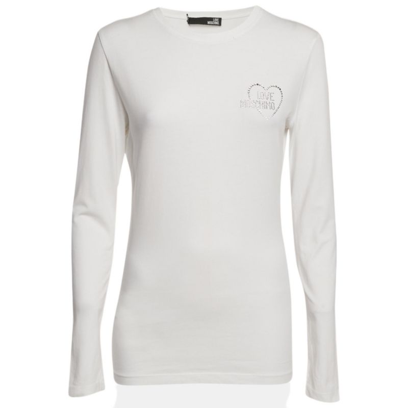 Women's Logo Rhinestone Jersey Long Sleeve T-Shirt