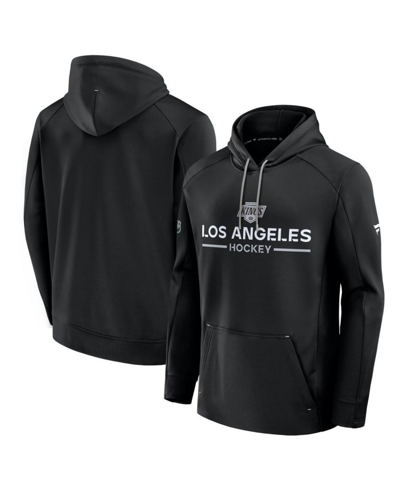 Men's Black Los Angeles Kings Authentic Pro Rink Hoodie