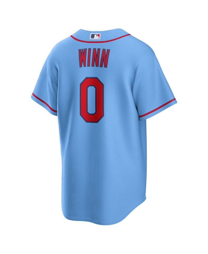 Men's Masyn Winn Light Blue St. Louis Cardinals Alternate Replica Jersey