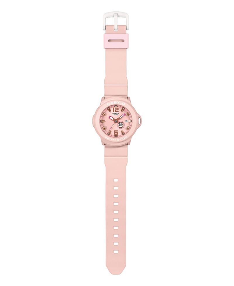 Baby-G Women's Pink Resin Analog Watch 42.4mm