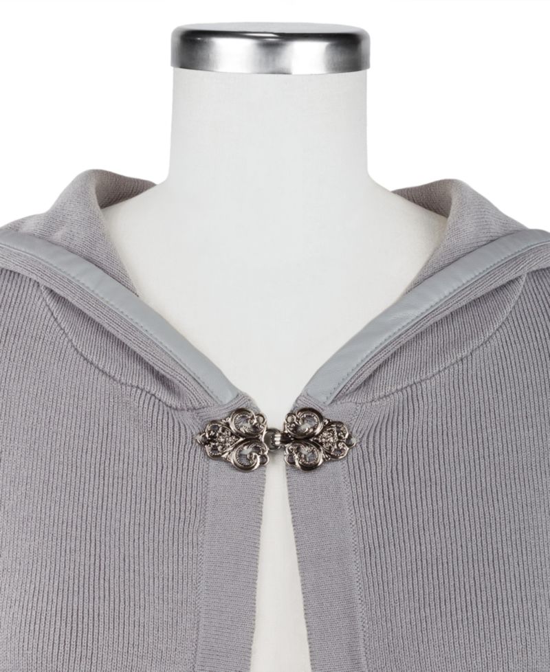 Women's Hooded Cape with Clasp