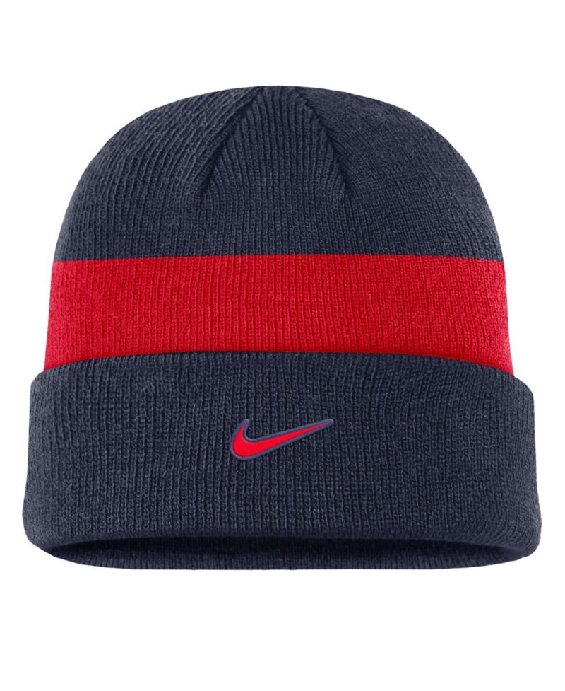Men's Navy Team USA Stripe Terra Cuffed Knit Hat