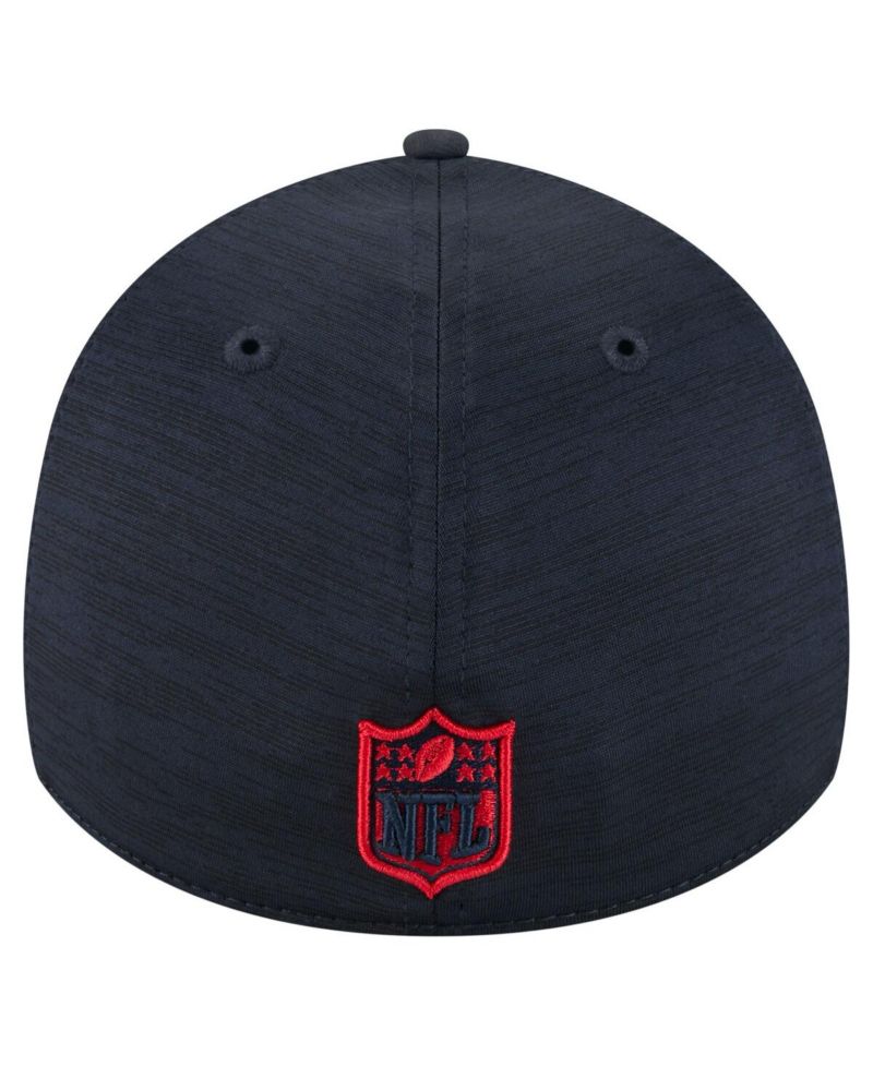 Men's Navy Houston Texans Stripes 39THIRTY Flex Hat