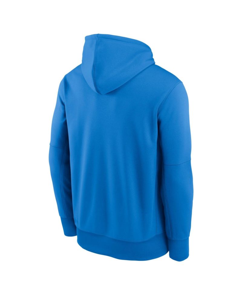 Men's Powder Blue Los Angeles Chargers Toss Sweep Therma-FIT Hoodie
