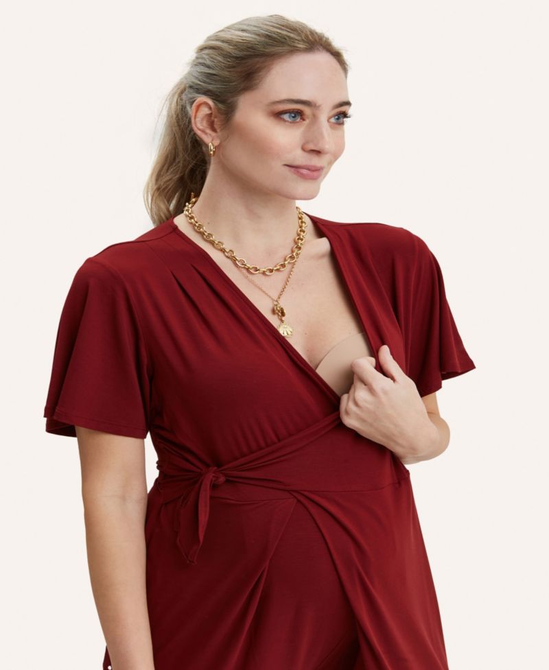Women's Lucia Nursing Wrap Jumpsuit