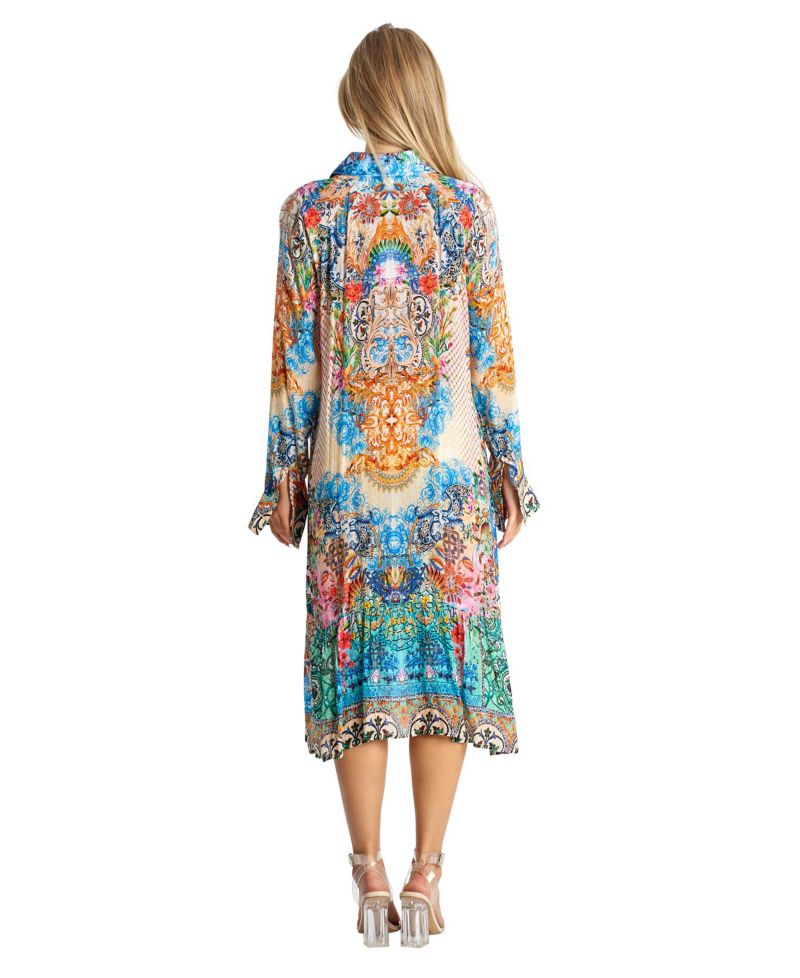 Women's Maxi Buttoned Overshirt