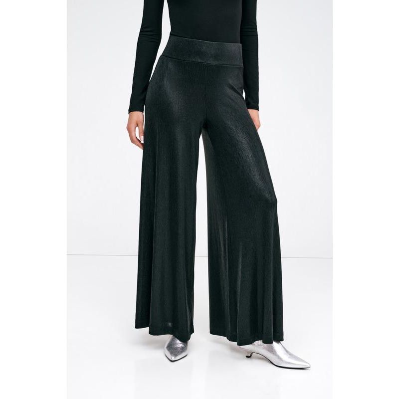 Women's Georgia Metallic High-Waisted Extra-Wide-Leg Evening Pants