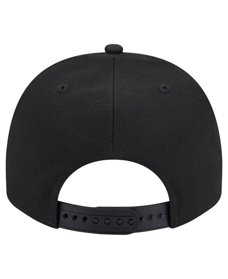Men's Black Philadelphia 76ers Golden 9FIFTY Snapback Hat