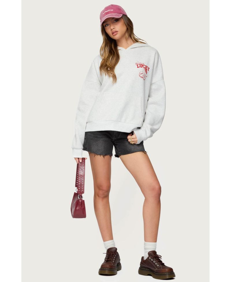 Women's Feeling Lucky Oversized Hoodie