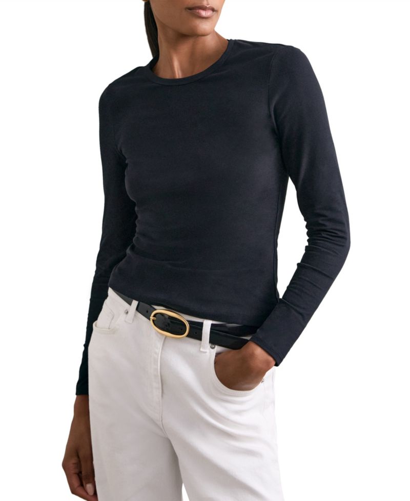 Women's Jada Long-Sleeve Crewneck T-Shirt