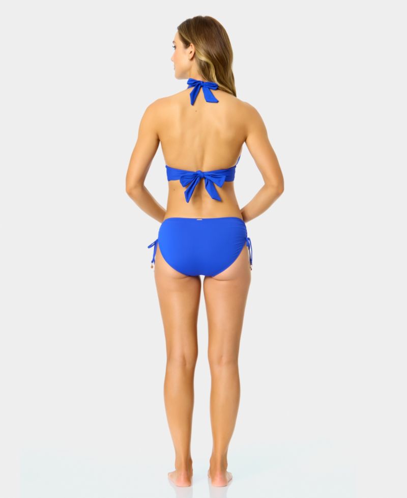 Women's Solid Banded Halter Bikini Top