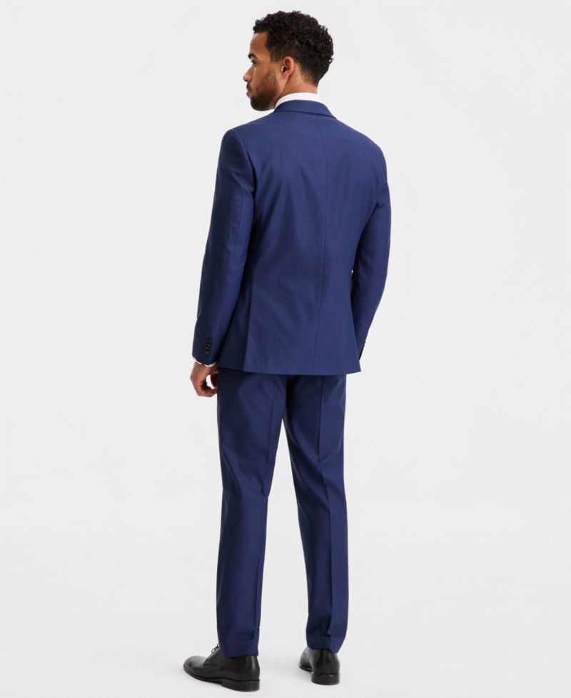Men's Slim-Fit Stretch Solid Suit Jacket