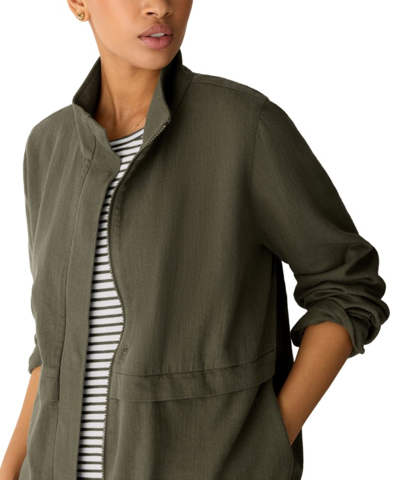 Women's Zip-Up Jacket, Regular and Plus Size