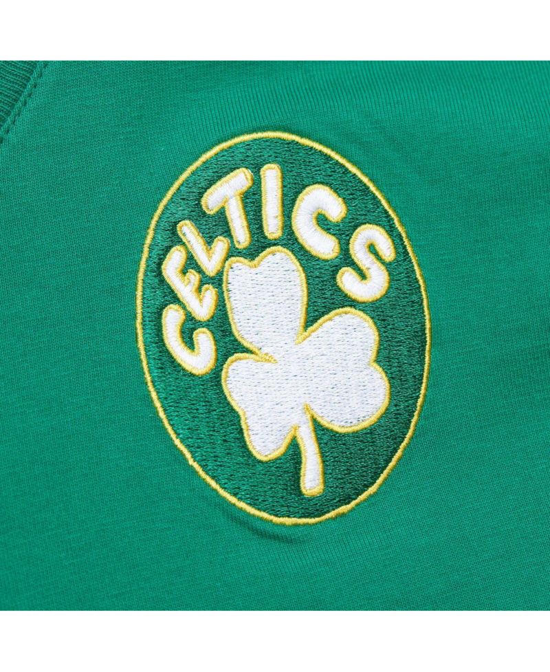Men's Kelly Green Boston Celtics Hardwood Classics Team OG 2.0 Premium Vintage Logo T-Shirt